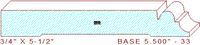 Baseboard 5-1/2" - 33 Baseboard 5-1/2" - 33