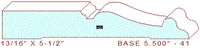 Baseboard 5-1/2" - 41 Baseboard 5-1/2" - 41