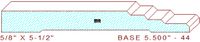 Baseboard 5-1/2" - 44 Baseboard 5-1/2" - 44