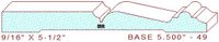 Baseboard 5-1/2" - 49 Baseboard 5-1/2" - 49
