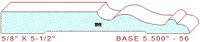 Baseboard 5-1/2" - 56 Baseboard 5-1/2" - 56