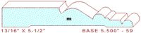 Baseboard 5-1/2" - 59 Baseboard 5-1/2" - 59