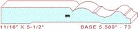Baseboard 5-1/2" - 73 Baseboard 5-1/2" - 73
