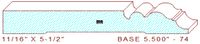 Baseboard 5-1/2" - 74 Baseboard 5-1/2" - 74