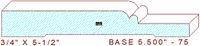 Baseboard 5-1/2" - 75 Baseboard 5-1/2" - 75