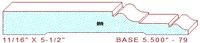 Baseboard 5-1/2" - 79 Baseboard 5-1/2" - 79