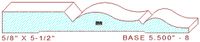 Baseboard 5-1/2" - 8 Baseboard 5-1/2" - 8