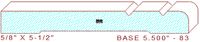 Baseboard 5-1/2" - 83 Baseboard 5-1/2" - 83