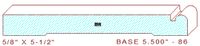 Baseboard 5-1/2" - 86 Baseboard 5-1/2" - 86