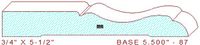 Baseboard 5-1/2" - 87 Baseboard 5-1/2" - 87