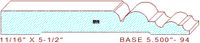Baseboard 5-1/2" - 94 Baseboard 5-1/2" - 94