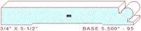 Baseboard 5-1/2" - 95 Baseboard 5-1/2" - 95
