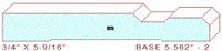 Baseboard 5-9/16" - 2 Baseboard 5-9/16" - 2