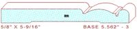 Baseboard 5-9/16" - 3 Baseboard 5-9/16" - 3