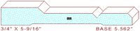 Baseboard 5-9/16" Baseboard 5-9/16"