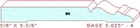 Baseboard 5-5/8" - 4 Baseboard 5-5/8" - 4