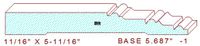 Baseboard 5-11/16" - 1 Baseboard 5-11/16" - 1