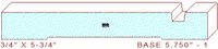 Baseboard 5-3/4" - 1 Baseboard 5-3/4" - 1