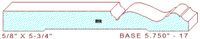 Baseboard 5-3/4" - 17 Baseboard 5-3/4" - 17