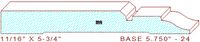 Baseboard 5-3/4" - 24 Baseboard 5-3/4" - 24