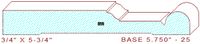 Baseboard 5-3/4" - 25 Baseboard 5-3/4" - 25