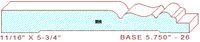 Baseboard 5-3/4" - 26 Baseboard 5-3/4" - 26