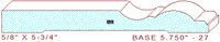 Baseboard 5-3/4" - 27 Baseboard 5-3/4" - 27