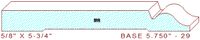 Baseboard 5-3/4" - 29 Baseboard 5-3/4" - 29