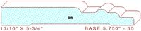 Baseboard 5-3/4" - 35 Baseboard 5-3/4" - 35