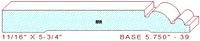 Baseboard 5-3/4" - 39 Baseboard 5-3/4" - 39
