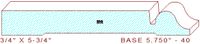 Baseboard 5-3/4" - 40 Baseboard 5-3/4" - 40