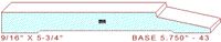 Baseboard 5-3/4" - 43 Baseboard 5-3/4" - 43