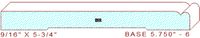 Baseboard 5-3/4" - 6 Baseboard 5-3/4" - 6