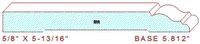 Baseboard 5-13/16" Baseboard 5-13/16"