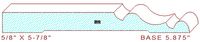 Baseboard 5-7/8" Baseboard 5-7/8"