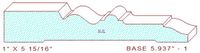 Baseboard 5-15/16" - 1 Baseboard 5-15/16" - 1
