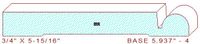 Baseboard 5-15/16" - 4 Baseboard 5-15/16" - 4