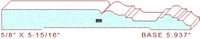 Baseboard 5-15/16" Baseboard 5-15/16"