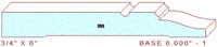 Baseboard 6" - 1 Baseboard 6" - 1