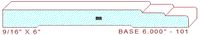 Baseboard 6" - 101 Baseboard 6" - 101