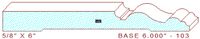 Baseboard 6" - 103 Baseboard 6" - 103