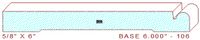 Baseboard 6" - 106 Baseboard 6" - 106