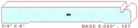 Baseboard 6" - 107 Baseboard 6" - 107