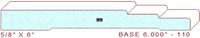 Baseboard 6" - 110 Baseboard 6" - 110