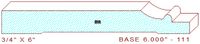 Baseboard 6" - 111 Baseboard 6" - 111
