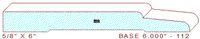 Baseboard 6" - 112 Baseboard 6" - 112