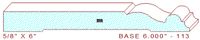 Baseboard 6" - 113 Baseboard 6" - 113