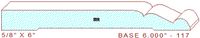 Baseboard 6" - 117 Baseboard 6" - 117