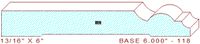 Baseboard 6" - 118 Baseboard 6" - 118