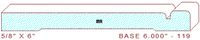 Baseboard 6" - 119 Baseboard 6" - 119